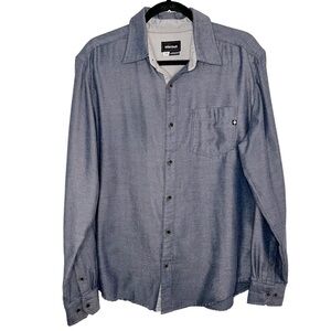 Marmot Long Sleeve Logo Button Down Shirt in Blue